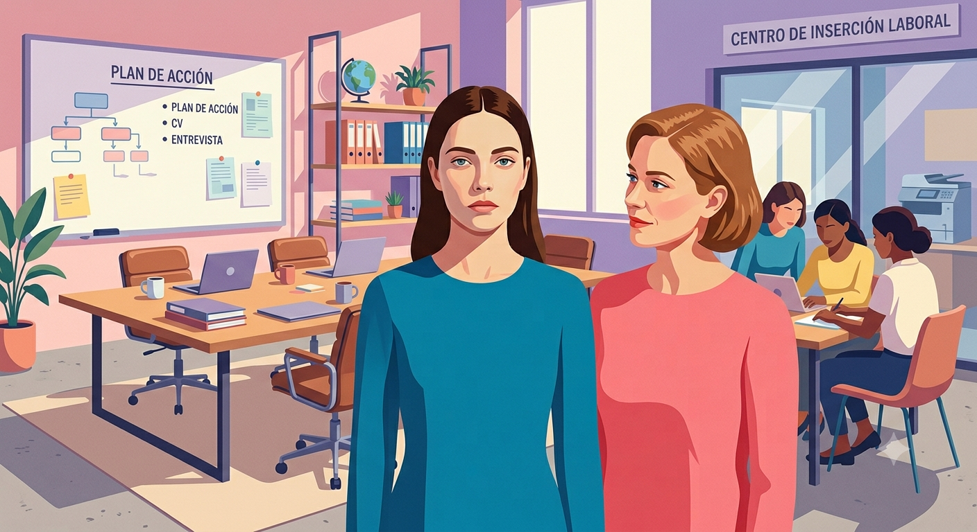 Creemos en el potencial de cada mujer. Por ello, ofrecemos un acompañamiento cercano y personalizado que favorece el acceso al empleo, la participación social y el desarrollo de un proyecto de vida autónomo, contribuyendo a una sociedad más igualitaria e inclusiva.